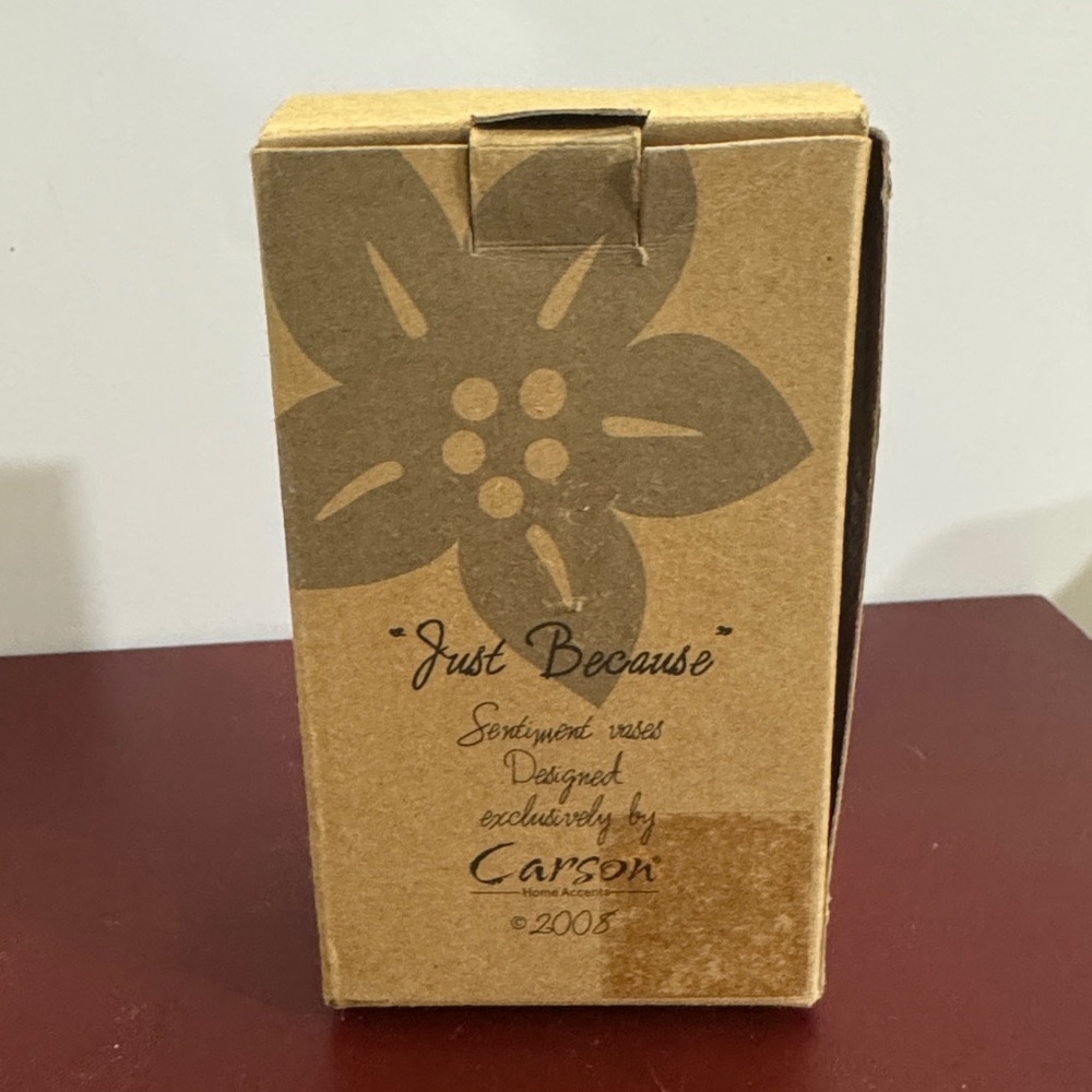 Vintage Carson Mini Vase with Lovely Friend Saying - Picture 9 of 9